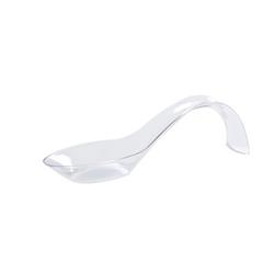 960 24 Count Mini Ware Crescent Clear Spoon - Pack Of 24