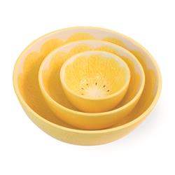 Yem19208 Lemon Drop Bowl - Set Of 3
