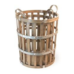 Lac19291 Bamboo Nesting Basket - Set Of 2