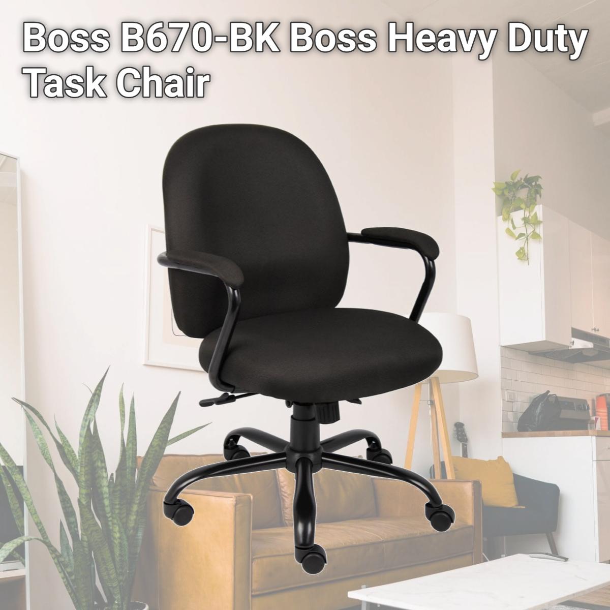 Picture of Boss B670-BK Boss Heavy Duty Task Chair