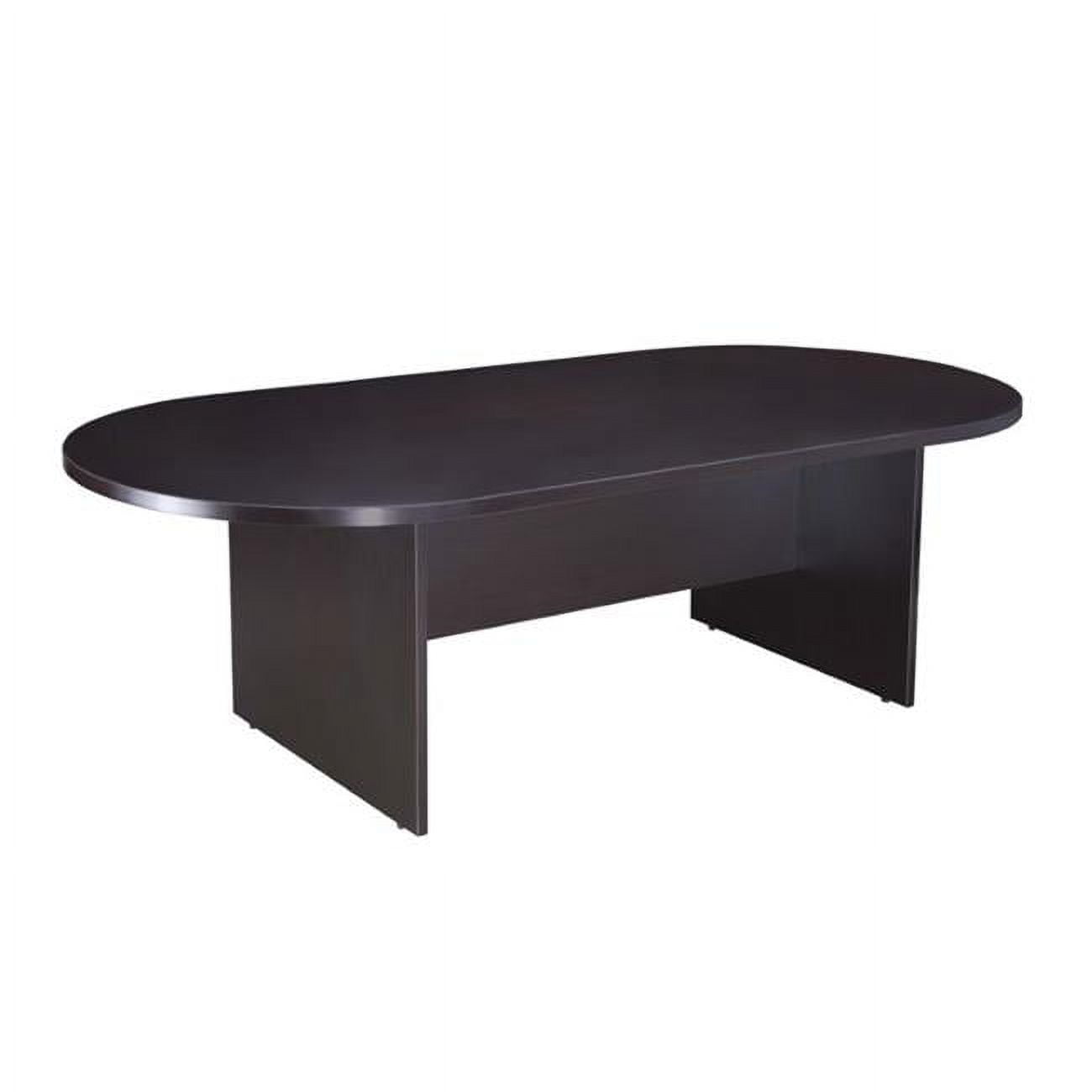 29.5 X 95 X 43 In. R - T Conference Table, Mocha