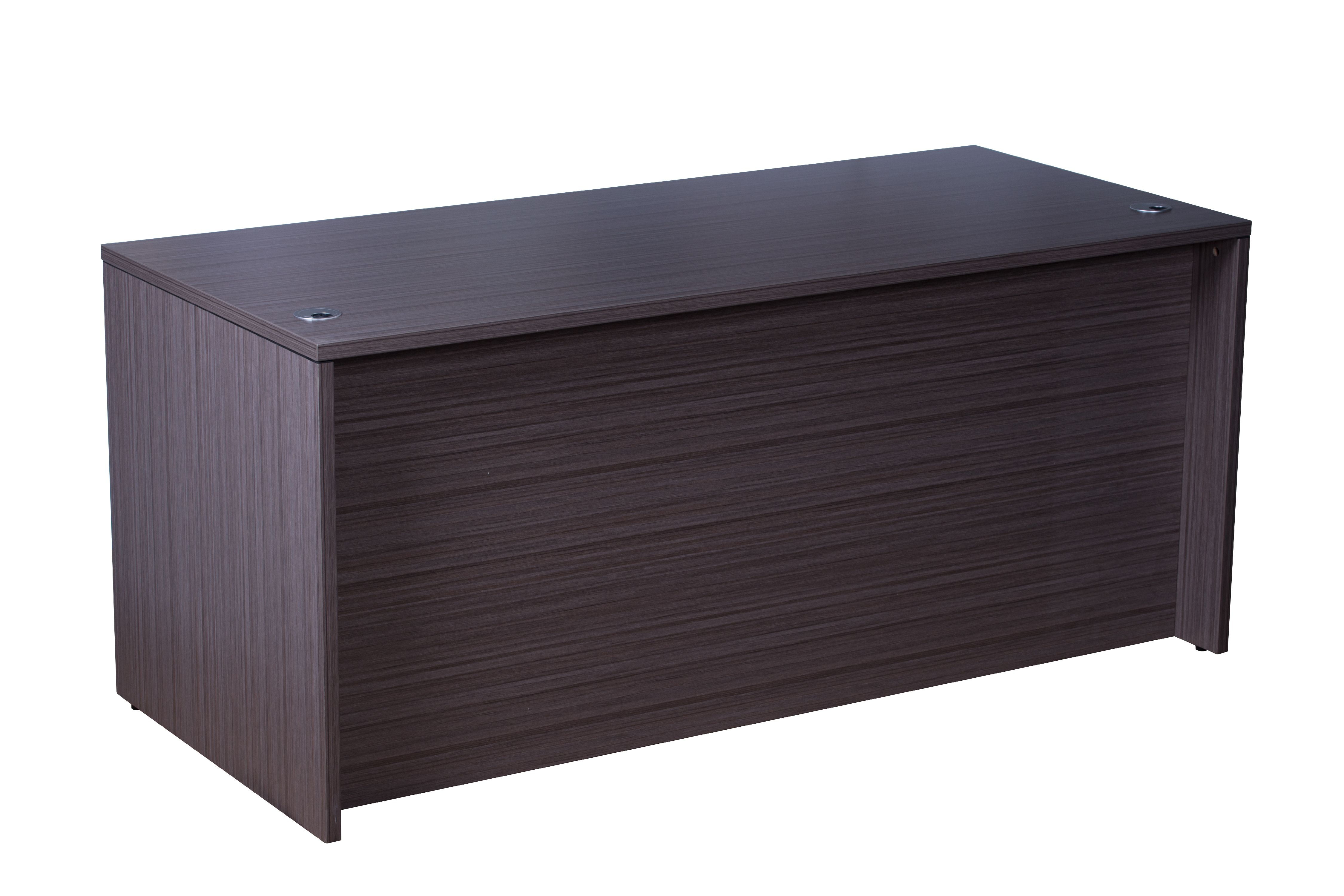 N102-dw Desk Shell, 66 W X 30 D In. - Driftwood