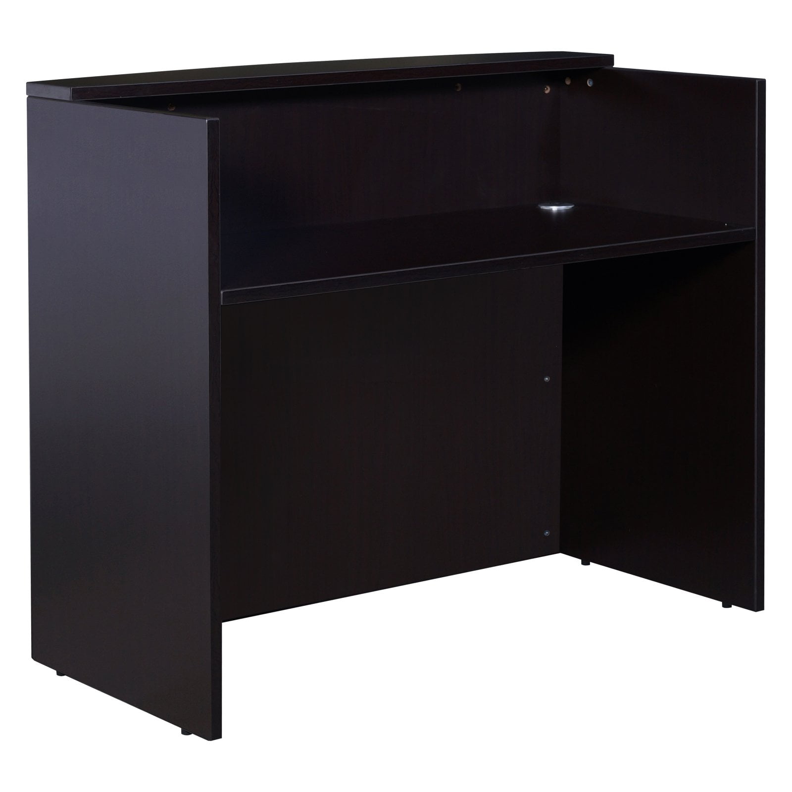 N168-moc Receiption Desk, 48 W X 26 D X 41.5 H In. - Mocha