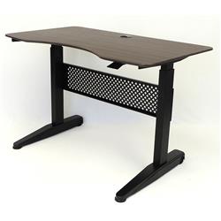 Sd48-moc Height Adjustable Desk, Mocha - 48 In.