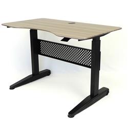 Sd48-dw Height Adjustable Desk, Driftwood - 48 In.