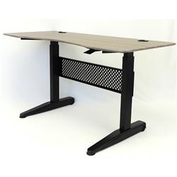 Sd60-dw Height Adjustable Desk, Driftwood - 60 In.