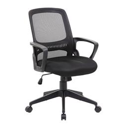 B6456-bk Mesh Task Chair, Black