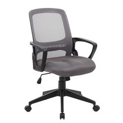 B6456-gy Mesh Task Chair, Grey