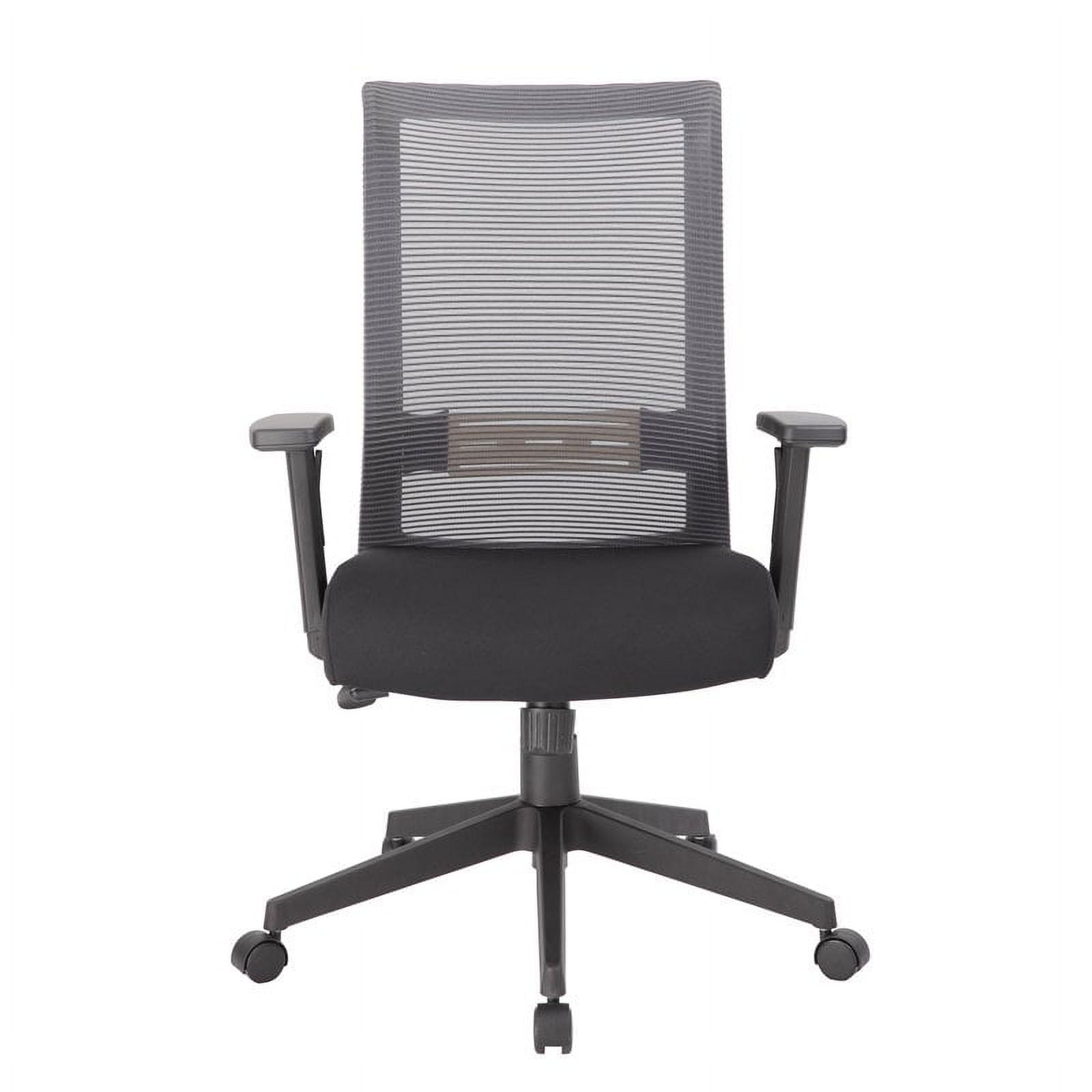 B6566gy-bk Mesh Task Chair, Grey & Black