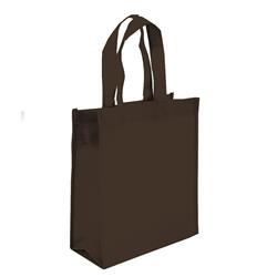 Nw100blk Non Woven Canvas Tote Bags, Black - Pack Of 10