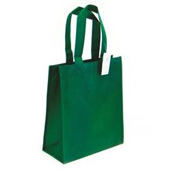Nw100kgn Non Woven Canvas Tote Bags, Kelly Green - Pack Of 10