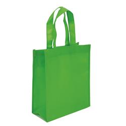 Nw100lgn Non Woven Canvas Tote Bags, Lime Green - Pack Of 10