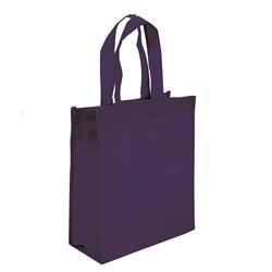 Nw100nvy Non Woven Canvas Tote Bags, Navy Blue - Pack Of 10