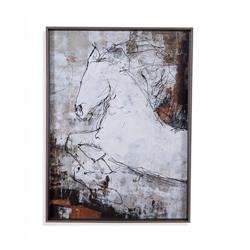 Bassett Mirror 9901-026ec Contour Horse I Canvas Wall Art