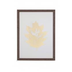 Bassett Mirror 9901-122aec 25 X 1.25 X 33 In. Gold Foil Leaf I Framed Art