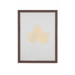 Bassett Mirror 9901-122eec 25 X 1.25 X 33 In. Gold Foil Leaf Iv Framed Art