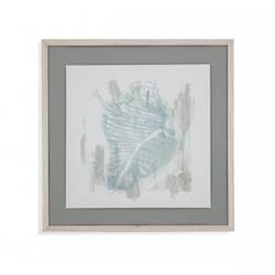 Bassett Mirror 9901-134cec 23 X 1.25 X 23 In. Seaside Blockprints Iii Framed Art