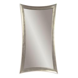Bassett Mirror M1762ec Hour Glass Wall Mirror - Silver Leaf