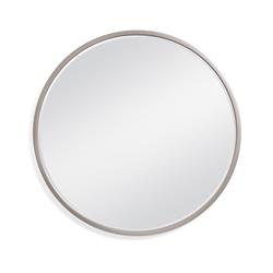 M4209b Gibson Round Wall Mirror, Silver - 36 In.
