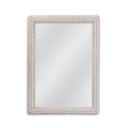 M4233 Juno Wall Mirror, White Rope - 36 X 48 In.