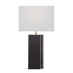 L3527t Francis Table Lamp, Black With Silver - 16 X 16 X 29 In.