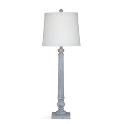 L3620t Jameson Table Lamp, Washed White & Gray - 36 X 13 X 13 In.