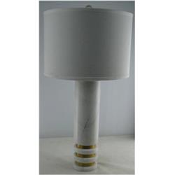 L3614t Ainsley Table Lamp, White & Brass - 30 X 15 X 15 In.