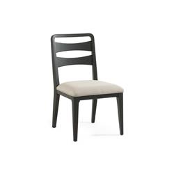 5500-dr-800 Belton Side Dining Chair, Stained Black & Gray - 36 X 20 X 23 In.