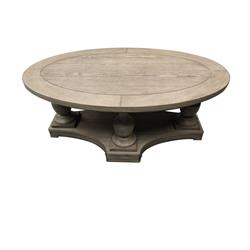 5310-lr-140 Laurel Oval Cocktail Table, Sandy Pine - 19 X 30 X 48 In.