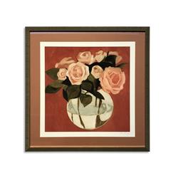 9901-415a Bright Blooms I Framed Wall Art - 29 X 1.125 X 29 In.