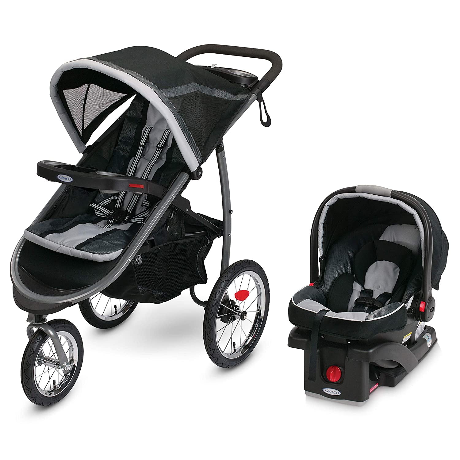 Gc1934761 Fast Action Fold Jogger Click Connect Travel System, Gotham