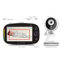 Summer Infant 36044 5 In. Baby Pixel Zoom Hd High Definition Video Monitor