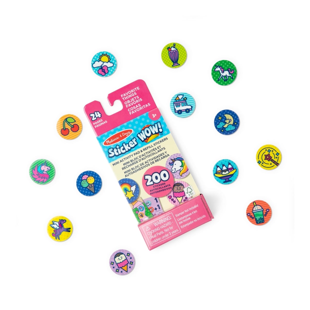 50296  Sticker WOW! Mini Activity Pad and 200+ Refill Stickers