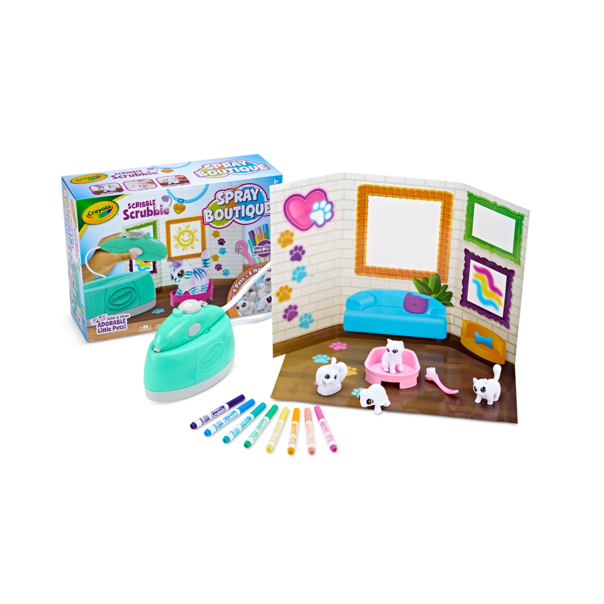 Crayola 74-0228 Crayola Scribble Scrubbie Spray Boutique Airbrush Set