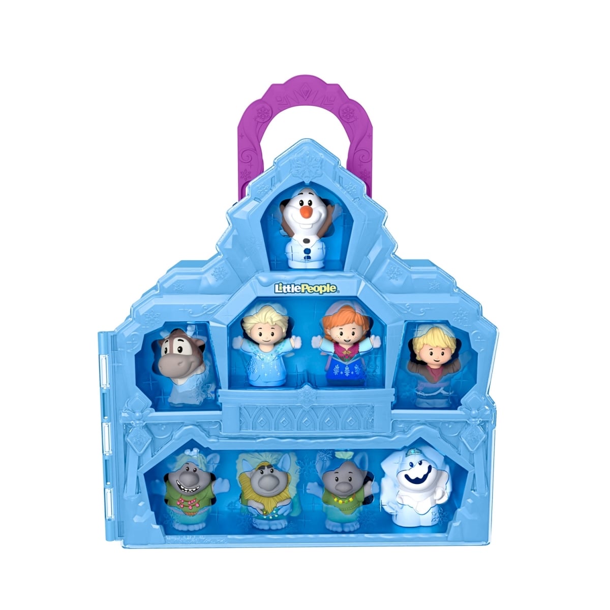 Fisher-Price HMX76 Disney Frozen Carry Along Castle Case Playset by Little People