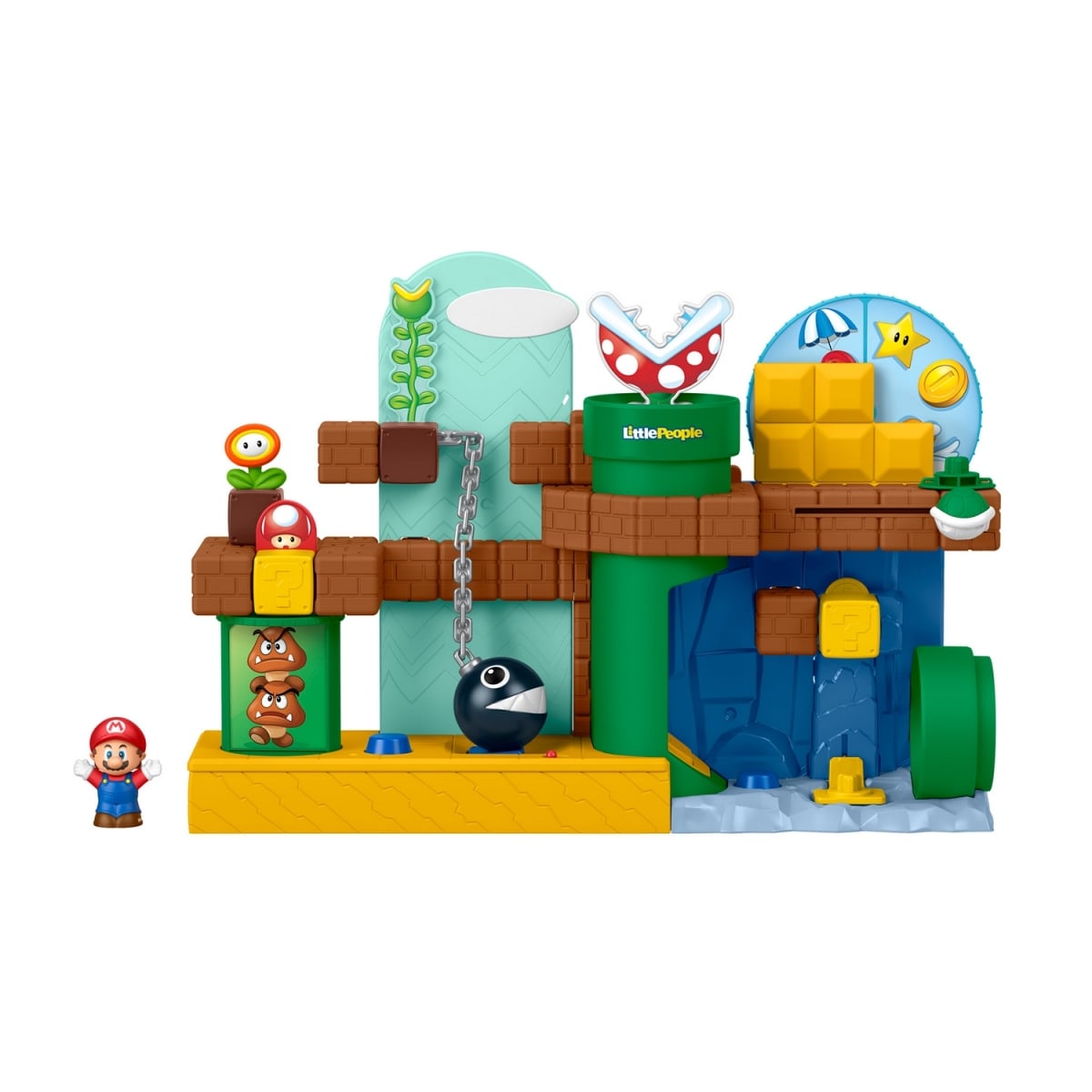 Fisher-Price JNP54 Fisher-Price Little People My Mario Mario's Adventure Playset