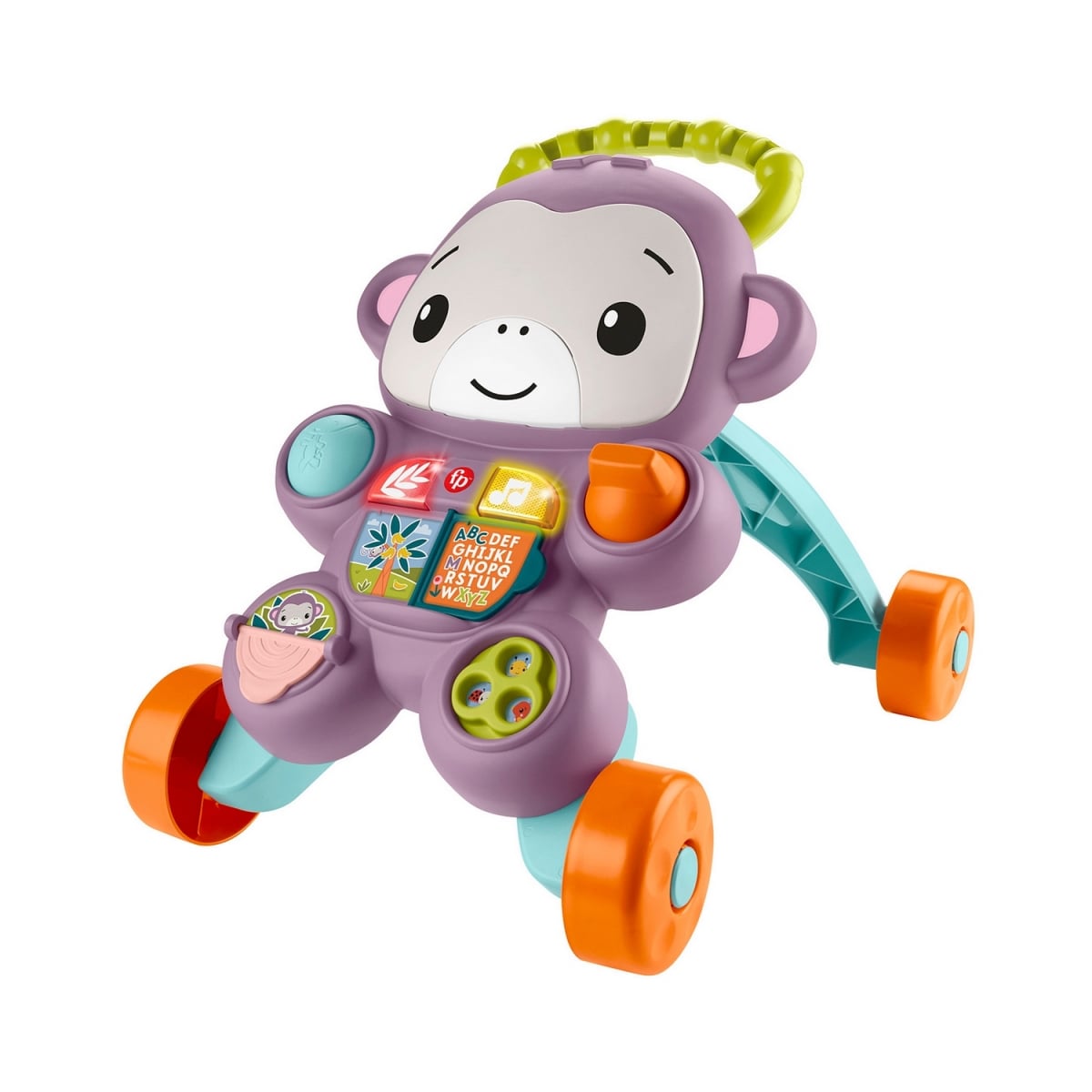 Fisher-Price JLD58 Fisher-Price Learn With Me Purple Monkey Walker