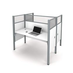 Bestar 100870d-17 Pro-biz Double Face To Face Workstation, White - 479 Lbs