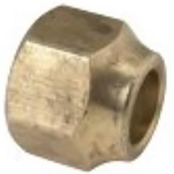 141s-8 0.5 In. Rough Brass Short Forged Nut
