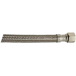 59703 0.37 Comp. X 0.5 Fip X 24 In. Lgth Stainless Steel Faucet Supply Line Hose