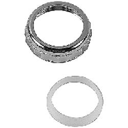 80750 1.25 In. O.d. Slip Joint Nut & Washer, Chrome Plated - Pack Of 3
