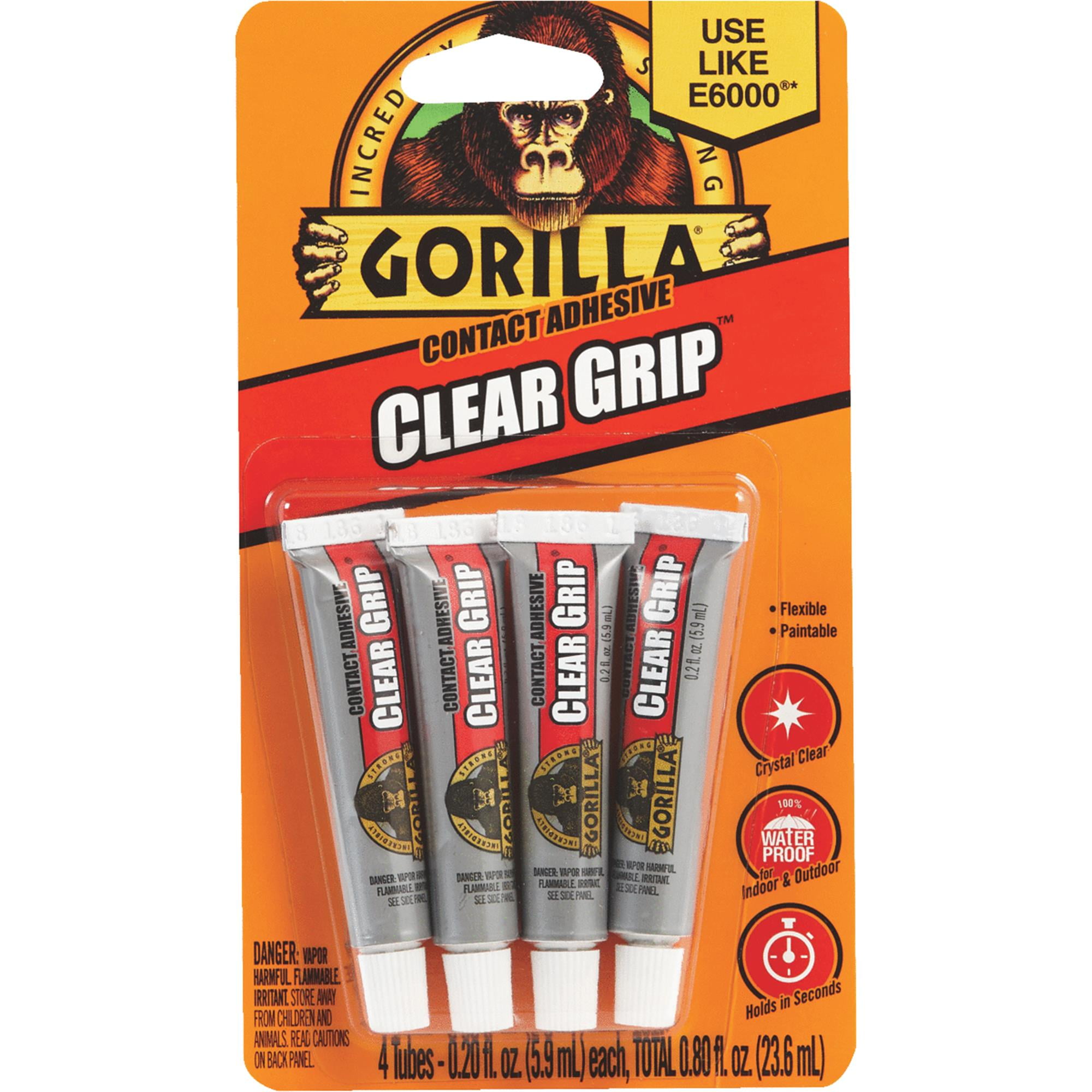 8130002 Clear Grip Contact Adhesive Mini Tubes - Pack Of 4