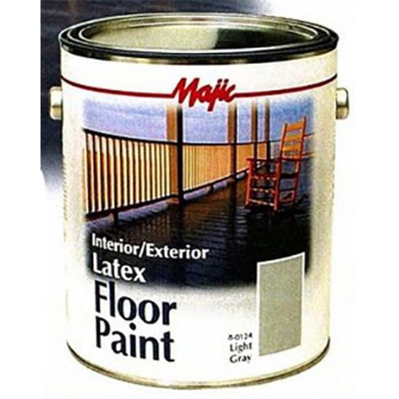 8-0120-1 1 Gal Latex Floor Paint, Battleship Gray