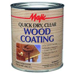 8-0363-2 1 Qt. Quick Dry Clear Wood Coating, Stain