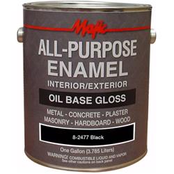 8-2477-1 All Purpose Gloss Enamel, Black