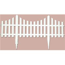Emsco 2140 13 X 24 In. Picket Style Fencing - White
