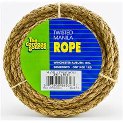 6031-wa - 6031 0.25 In. X 100 Ft. Twisted Manila Rope