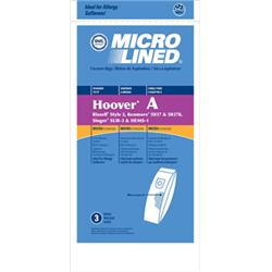 Hr-1471 Hoover Style A Microlined Vacuum Bag - Pack Of 3