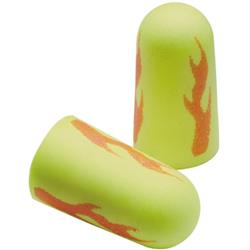 80529120653 312-1252 Blasts Uncorded Disposable Ear Plug, Yellow