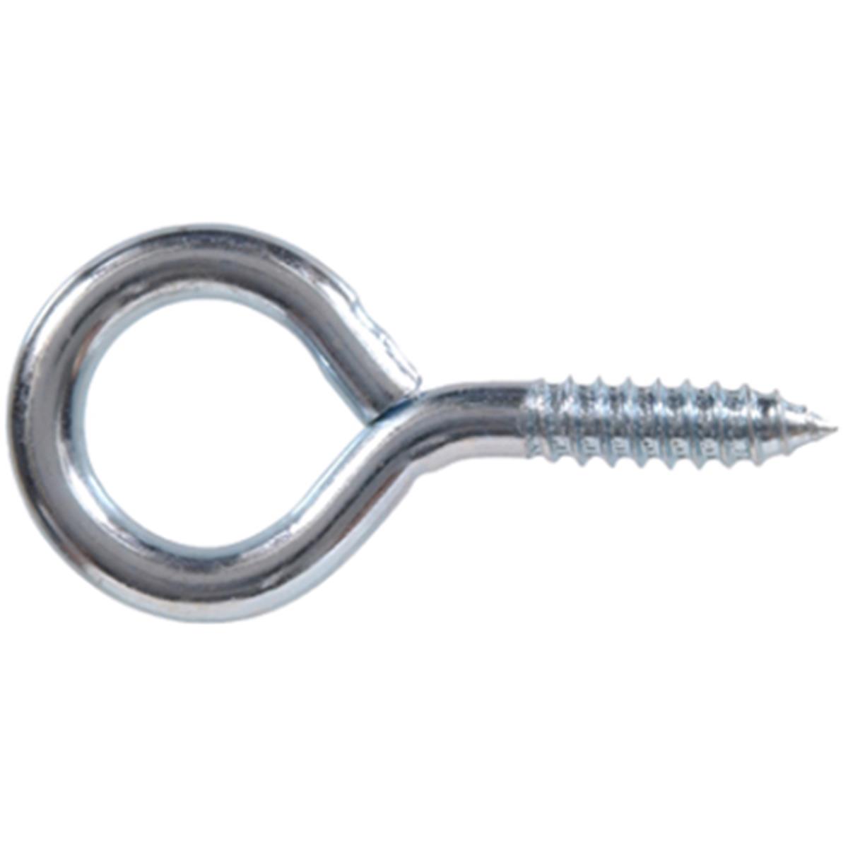 0.307 X 2.87 In. Zinc Plated Screw Eye - Pack Of 10